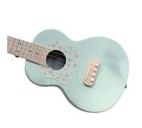 Ukulélé Professionnel Couleur Crème 23 Pouces Niveau Débutant Ukulélé En Bois Massif Fleur De Cerisier Rose(3/4)