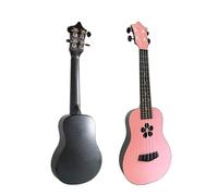 Ukulélé Professionnel Guitare Miniature Ukulélé Pour Débutants Et Adultes Fleur De Cerisier Rose 23 Pouces