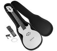 Ukulélé RockJam en fibre de carbone avec étui, capodastre et sangle