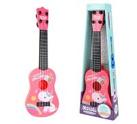 Ukulélé Soprano 42 cm - Instrument de Musique Classique Avec 4 Cordes Réglables et Médiators - Mini-Guitare Pour Améliorer le Jeu Éducatif Précoce