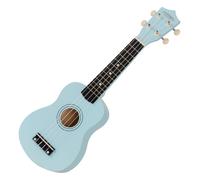 Ukulele Soprano de Guitare Uke Bois 4 Cordes de Nylon Ukulélé Hawaienne Blu