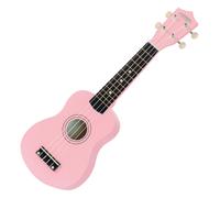 Ukulele Soprano de Guitare Uke Bois 4 Cordes de Nylon Ukulélé Hawaienne Pink