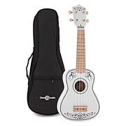 Ukulélé Soprano en Bois Día de los Muertos par Gear4music