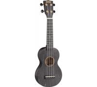 Ukulélé Soprano Slim Noir Satin + Housse