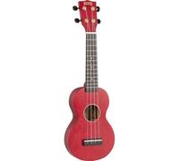 Mahalo Ukulélé Soprano Slim Rouge Satin + Housse Soprano