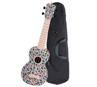 Ukulele Soprano Uke Guitar Kit 21'' 4 Cordes Housse Design Animale pour Enfant