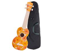 Ukulele Soprano Uke Guitare Hawai 12 Frettes 4 Cordes Nylon Housse Beachflower