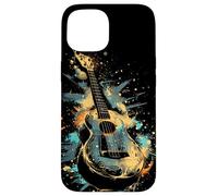 Ukulélé Streetart Cavaquinho Leçons de musique Coque pour iPhone 15