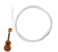 Ukulele Strings - Travel Ukelele Carry Bags | 4Pcs/Set String Winder For Ukulele, White Nylon Strings Replacement Part Accessory For 21/23/26 Inch Ukelele
