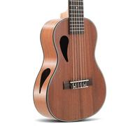 Ukulélé Ukulélé À Six Cordes En Bois De Sapele Accessoire Dinstrument 28 Pouces