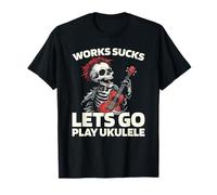 Ukulélé Ukulele Musique - Hawaïen Instrument À Cordes Uke T-Shirt