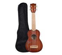 Ukulélé Ukulélé Soprano En Acajou Pour Débutants Et Joueurs Intermédiaires Housse Accordeur Inclus