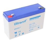 UL 12-6 batterie au ploMB 6 v 12 ah avec faston 4,8 mm mâle