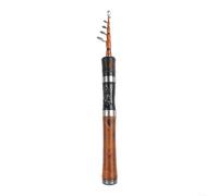 UL Canne à pêche Sensitivity 1,5 m avec design télescopique pliable et longueur rétractée de 32 cm pour pêcheurs en déplacement (1,5 m PikestaffB)