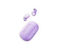 Ul-tra Bouchons d'oreilles en silicone souple pour réduction du bruit 50 dB Blocage du bruit réutilisables Design confortable pour adultes une nuit reposante Violet
