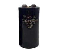 UL810A 600V 2200UF Condensateur de puissance avec porte de décharge de pression 304 Boîtier résistant au transport pour électronique industrielle Condenseur tripartite en aluminium d'oxydation