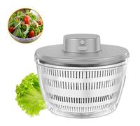 Ulable Essoreuse à Salade Automatique sans Fil USB 4000 ML Déshydrateur Automatique pour Fruits et légumes, saladier pour Servir, assèchement Rapide, ustensile de Cuisine dans Une Couleur Tendance