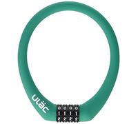 ULAC - Cadenas à câble avec combinaison à 4 chiffres Prague | Protection et style | Jusqu'à 10 000 combinaisons | Compact et léger | Design en silicone imprimé