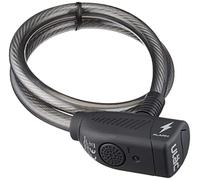 ULAC - Cadenas câble spirale avec alarme THE BEE GO | Technologie Neo Alarm | Capteur de mouvement 110 dB | Acier tressé | 2 clés uniques | Piles incluses