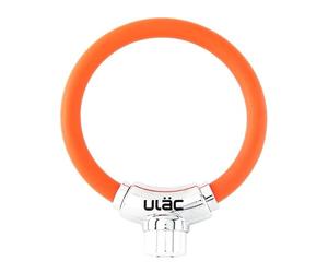 ULAC - Cadenas de câble THE MOOD avec omprend 2 clés à points, jusqu'à 500 combinaisons, transport pratique, design en silicone moulé