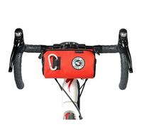 ULAC COURSIER Sprint Neo Porter Sac d'alimentation pour Guidon de vélo avec œillet Avant pour accueillir Les lumières, Lunettes de Soleil et bandoulière pour Un Transport Facile (Orange-Noir)