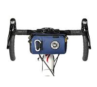 ULAC COURSIER Sprint Neo Porter Sacoche d'alimentation pour Guidon de vélo avec œillet Avant pour accueillir Les lumières, Lunettes de Soleil et bandoulière pour Un Transport Facile Bleu Marine/Jaune