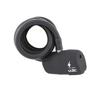 Ulac l'abeille 110 dB Alarme Verrou de câble, 12 mm x 120 cm (simplement Impressionnant X 47 en) câble en acier tressé pour vélo, vélo, moto, scooter