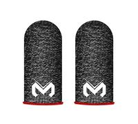 ulafbwur 1 paire de gants de doigts pour écran tactile MEMO respirants, sensibles, résistants à la sueur, fausse fibre d'argent pour jeux mobiles PUBG
