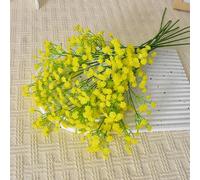 ulafbwur 6pcs Baby Breath Fleurs artificielles 3 Fourche Real Touch Fake Flowers Bouquet de Faux Fleur pour la Maison de fête de Mariage Décoration de la pièce maîtresse de la pièce maîtresse J