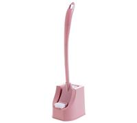 ulafbwur Brosse WC double face en polypropylène avec long manche - Accessoire de salle de bain - Outil de décontamination