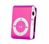 Ulafbwur Lecteur MP3, mini lecteur MP3 portable avec fente pour carte TF, clip en métal, USB, baladeur de musique numérique sport pour la course à pied, lecteur numérique MP3, lecteur multimédia MP3
