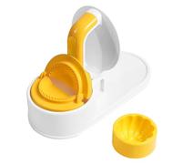 ulafbwur Lot de 2 moules à raviolis et moule à presser - Outil de fabrication de raviolis multifonctionnel, pratique et durable - En polypropylène - Poignée confortable - Blanc