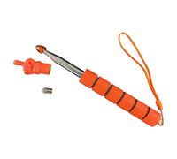 ulafbwur Mignon doigt bâton de lecture pour enfants Bien sûr, voici un produit Titre Listing Pointer télescopique pratique en acier inoxydable enseignants salle de classe maison orange
