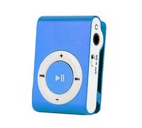ulafbwur Mini lecteur MP3 Mobile Flash Drive Pratique USB MP3 Audio Lecteur Musique Bleu