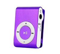 ulafbwur Mini Lecteur MP3 Mobile Flash Drive Pratique USB MP3 Audio Lecteur Musique Violet