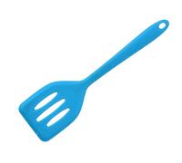 ulafbwur Spatule ajourée à manche souple compacte couleur unie utile lavable Bleu