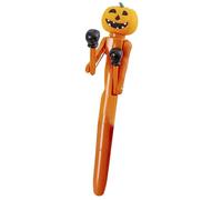 ulafbwur Stylo à encre fiable, outil d'écriture léger, stylo à bille, dessin animé, boxe, décompression, pointe Ultra-fine, papeterie interactive créative Orange