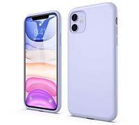 ULAK Coque iPhone 11 Silicone,Étui iPhone 11 Housse Rigide Liquid Silicon Protection Antichoc Anti-Rayures Coque pour Apple iPhone 11 6,1 Pouces,Purple
