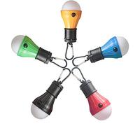Ulalaza 5pcs Nouvelle Lanterne de Camping LED Ultra Lumineuse Multifonction avec Lampe de Poche étanche extérieure Suspendue pour Les Coupes de Puissance de pêche de randonnée et Plus