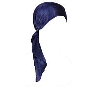 Ulalaza Chemo Cancer Head Scarf Hat Cap Cap Cheveux pré-attachés Wrap Turban Headwear