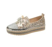 Ulalaza Fashion Star Sneaker Sneaker Sparkly Fashion Shiny Casual Bling Sequin Sequin Concert Chores Toile Low Top Lace Up Confortable Rétrochée pour Une soirée de Mariage de Rue Street