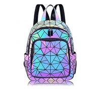 Ulalaza géométrique lumineux sac holographique et sacs Sac réfractif flash pour les femmes