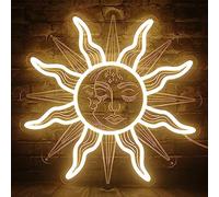 Ulalaza LED signe coucher de soleil enseignes au néon vagues Led maison mur lumières décoratives lever du soleil lampes de nuit montagnes décoration lumière USB luminosité réglable