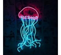 Ulalaza Lumières décoratives LED Montagnes Lever de soleil Coucher de soleil Signes néon LED Décoration de la maison Art mural Cadeau de vacances Luminosité réglable 40 x 38 cm