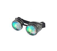 Ulalaza Lunettes Steampunk Vintage Lunettes Victorienne Rétro Cyberpunk Gothique Cosplay