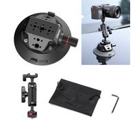 Ulanzi 3 pouces/4.5 pouces caméra d'action pompe à main ventouse sous vide 1/4 "3/8" support de stabilisateur de caméra pour téléphone GoPro Insta360 - Type 4.5 inch