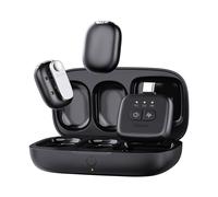 Ulanzi A30 TinyMic ensemble de microphone sans fil avec adaptateurs USB-C, Lightning et 3,5 mm - noir