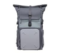 ULANZI BP04 Sac à dos pour appareil photo 25 l Fonctionne avec Apple Find My, imperméable Hard Shell Sac pour appareil photo professionnel absorption des chocs pour photographes DSLR Mirrorless