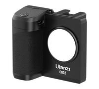 Ulanzi Cap Grip CG-02 Poignée de maintien pour smartphone, Poignée pour smartphone avec télécommande Bluetooth détachable, Stabilisateur pour iPhone avec 3 niveaux de réglage de la lumière pour réalis