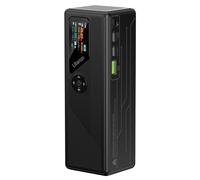 ULANZI Chargeur Professionnel pour Photographe, Power Bank avec Capacité de Batterie 19200mAh, Charge Rapide 100W, Tension Réglable 1~24V, Type-C/DC, Ecran OLED, avec Trous de vis 1/4" & 3/8"